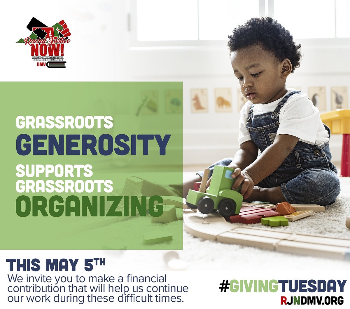 RacialJsticeNow's tweet photo. Today is #GivingTuesdayNow and we just learned from our colleague @CanDoNgandu that @RWJF will MATCH our donations today. We are THRILLED about this. So please dig deep help us get through this #Covid_19 crisis. Hit this 🔗 https://t.co/pxTzWMU5pA https://t.co/jdqaGOI8yB