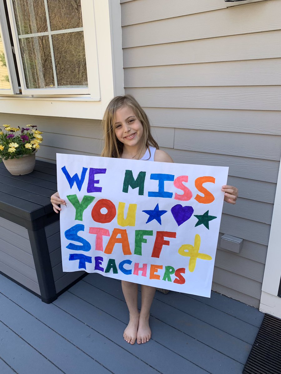 We thank our wonderful students, Lilly and Sofia, for the kind and encouraging words! Stay strong and know we are thinking of you, too! 🌟❤️