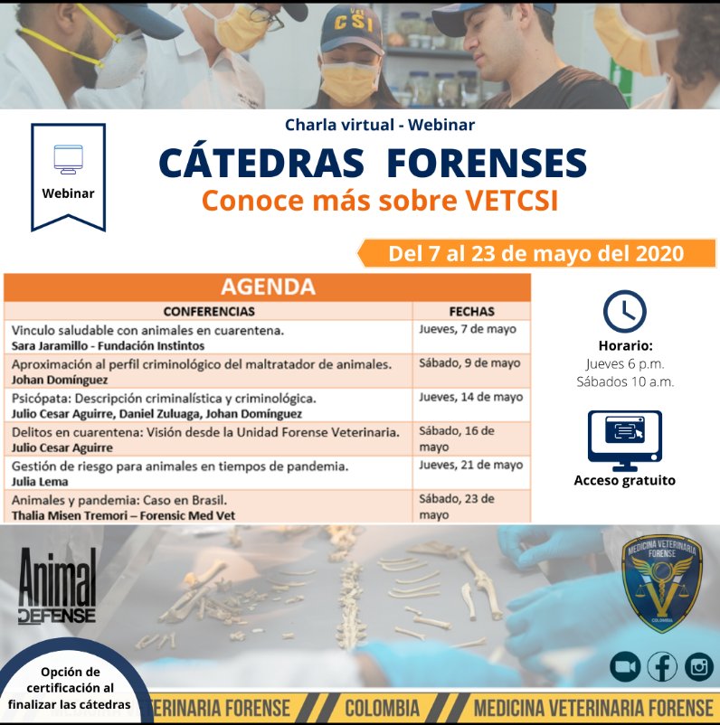 vetcsi's tweet photo. Los esperamos! #VetCSI https://t.co/Cp1N2Sjgch