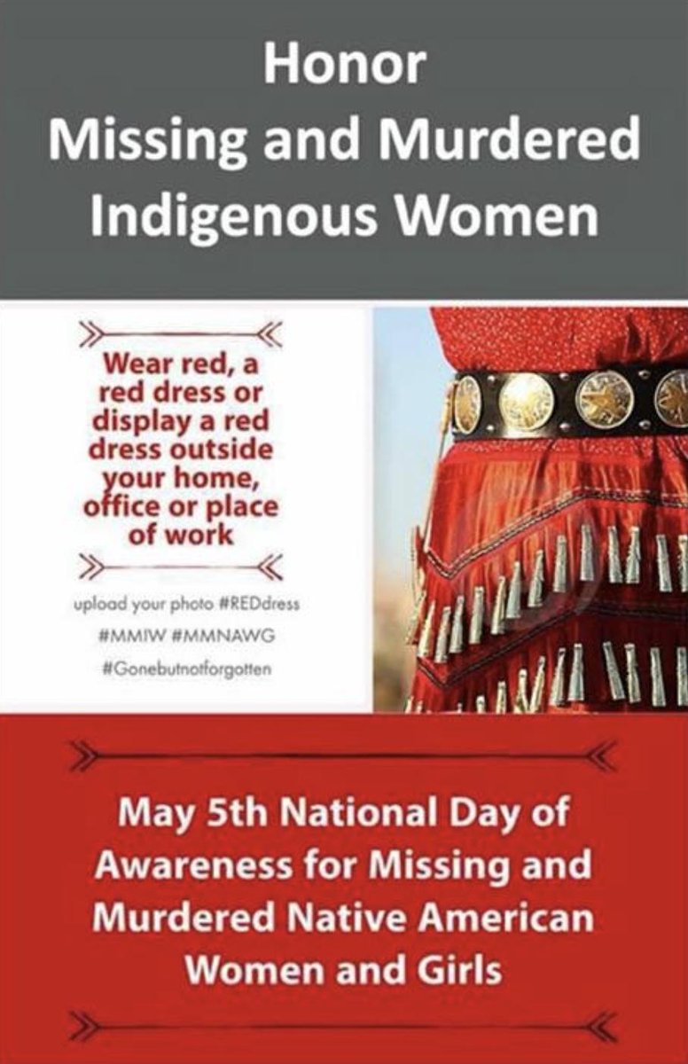 StaceeLickers's tweet photo. Honour the missing and murdered Indigenous women #MMIWG #WearRedtoSupport https://t.co/D22LeN5fS0