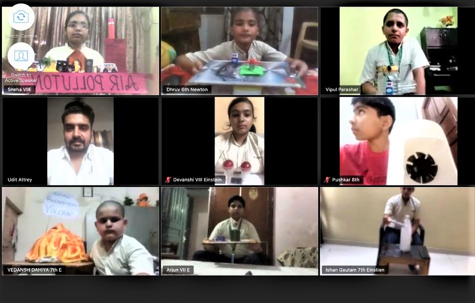 SRFFoundation's tweet photo. | Creating digital opportunities |
Our empowered ATL students from Rishikul Vidyapeeth Sonipat showcased Science Models virtually while their #TinkerFromHome under @AIMtoInnovate in association with @ibm_in & @NITIAayog amidst the #lockdown due to #covid19.
#STEMovation https://t.co/jaKXeMGTGB