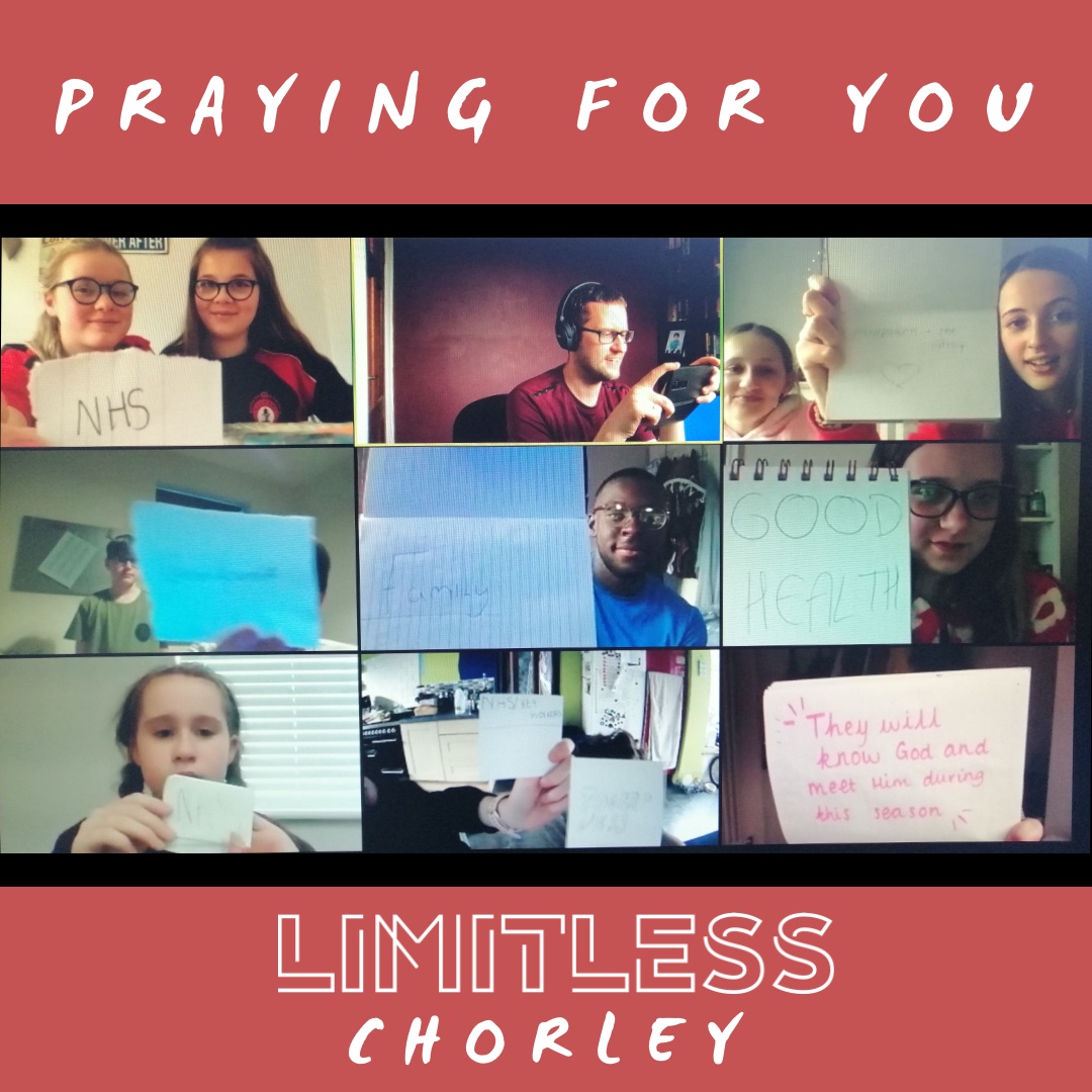 Family, friends, NHS, grandparents, everyone...
LIMITLESS wanted to let you know we are praying for you!
🙏🔌💥💥💥💥