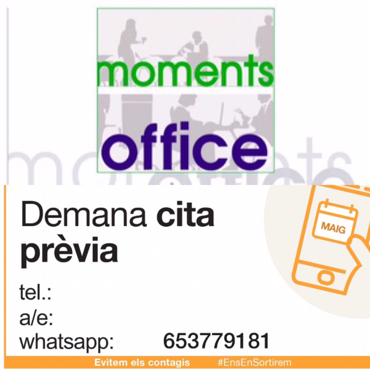 evaredorta's tweet photo. Si tens que venir presidencialment t atendrem amb cita prèvia 🙂.... sempre amb les precaucions necessàries !! https://t.co/NLJJzLgHNI