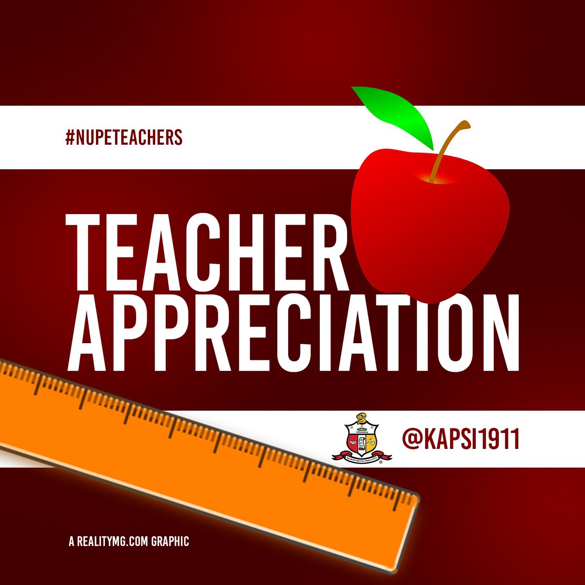 kapsi1911's tweet photo. Happy Teacher Appreciation Day from Kappa Alpha Psi Fraternity, Inc. 👌🏾👌🏾👌🏾 https://t.co/aPVgzsbaY9