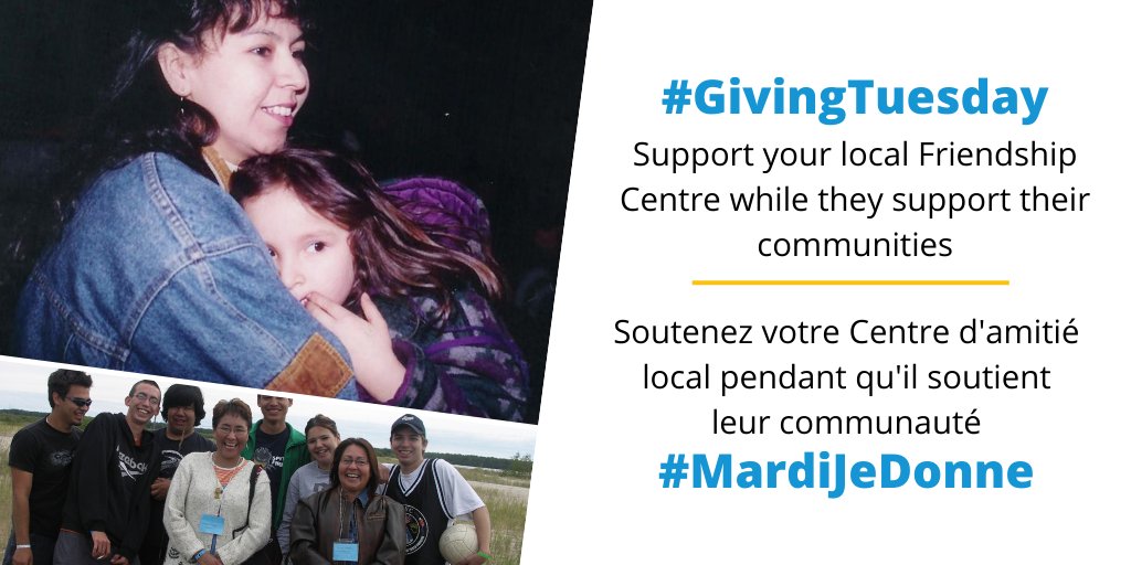 NAFC_ANCA's tweet photo. On this #GivingTuesday, donate to your local Friendship Centre.

They're providing crisis support, food hampers, deliveries etc. to those in need &amp; are dealing with an increased demand despite limited resources. Find your local Centre: https://t.co/oQJmyFVJxL #GivingTuesdayCa https://t.co/lN2Dbr62cF