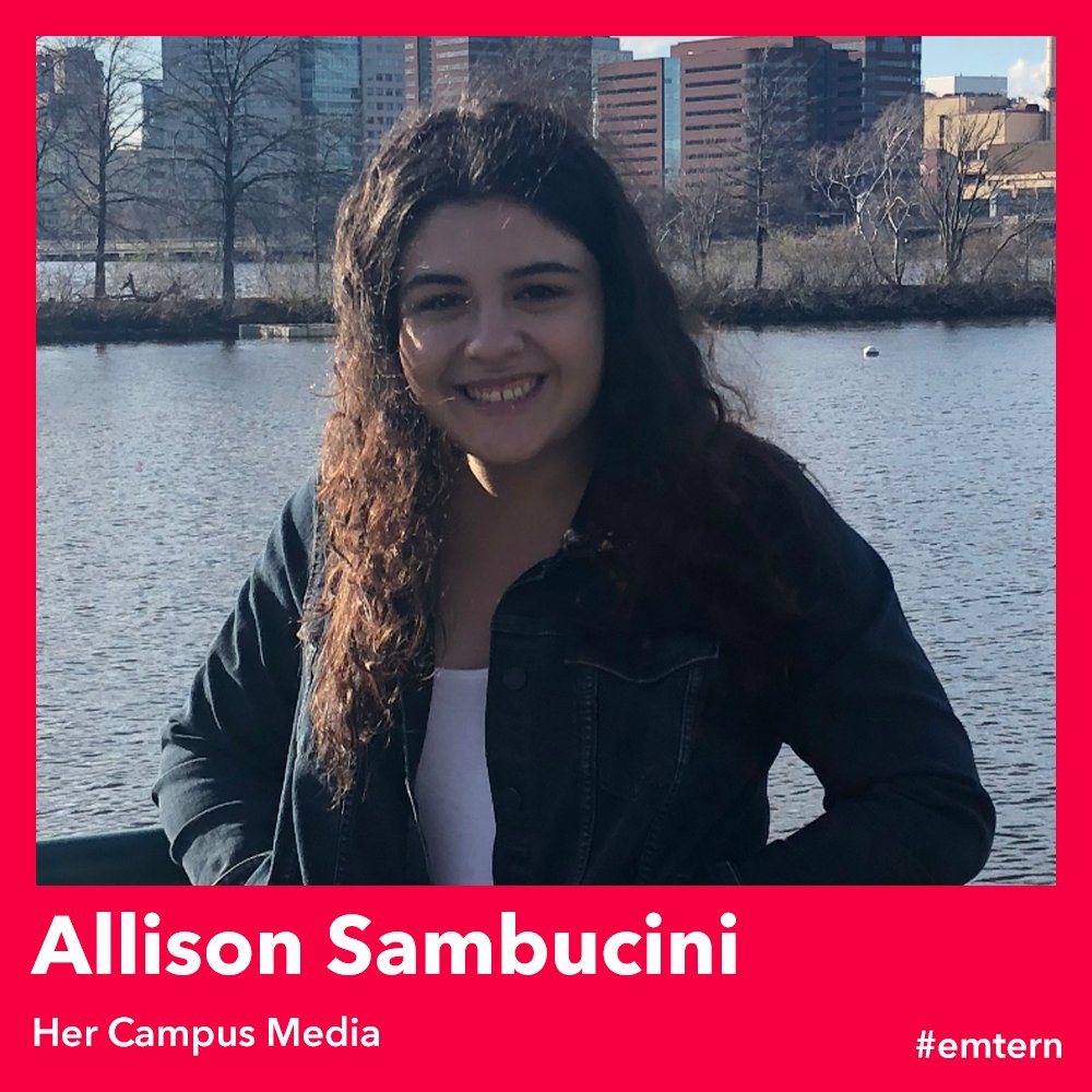 ECCareerDev's tweet image. How has COVID-19 affected current @EmersonCollege interns? We continue our #emtern COVID series with a spotlight on Allison Sambucini '21 (Her Campus Media) and Hannah Brewitt '21 (WHDH Channel 7) and their current experiences: bit.ly/3bcNk1y