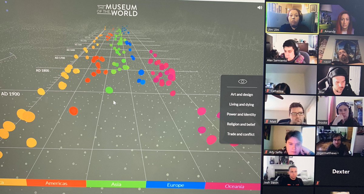 BeckerMfa's tweet image. MFA ‘Virtual’ Residency Week kicked off on Monday with digital Museum Tours and discussions about the permanence, (or lack thereof), of Interactive Media work.