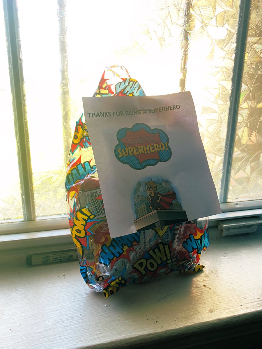 So lucky to work in a school that’s so supportive and amazing in every way! Thank you <a href="/LMSNation/">LMS Nation</a> for this surprise this morning! ♥️🖤🤍