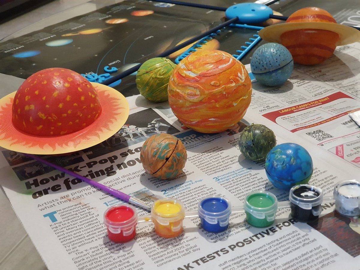 Sonalii_Agarwal's tweet photo. DIY Solar System by Atharva Agarwal 
#KG1DDynamicDucks @gemsnms_alkhail @Rashmi2192 @MichelleVerghe1 @Fatima_Martin https://t.co/Zu4ndrAa4Z