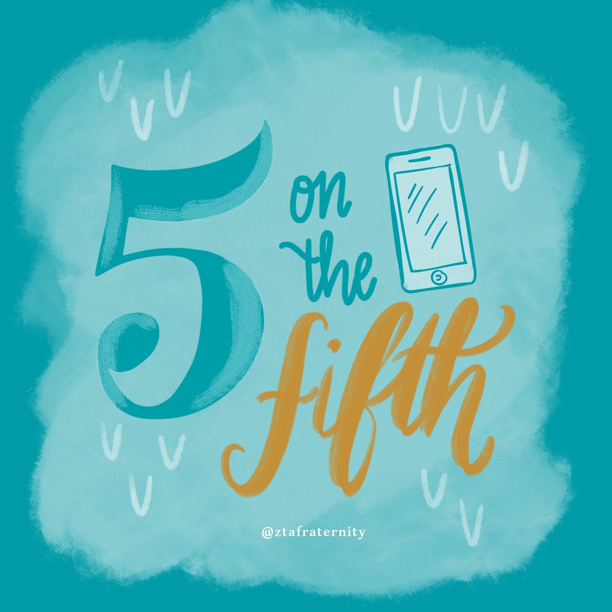 We’re joining our fraternity/sorority friends for #5onthe5!

To join: Pick up the phone today and call FIVE people you haven’t spoken to in a while and just check in. Ask them how they’re doing and offer them some encouragement and support!

#MentalHealthAwarenessMonth