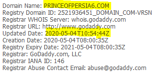 LogicMG's tweet photo. Vous êtes fan de la saga Prince of Persia ? Et bien sachez qu'Ubisoft viens d’enregistrer un nom de domaine "https://t.co/47JW6iepGC" ! Le jeu serait en développement ? Un site pour bientôt ?
Voici un lien pour plus des détail ainsi qu'une capture whois :
https://t.co/bj0m4kbWo3 https://t.co/kzULxzrL7m
