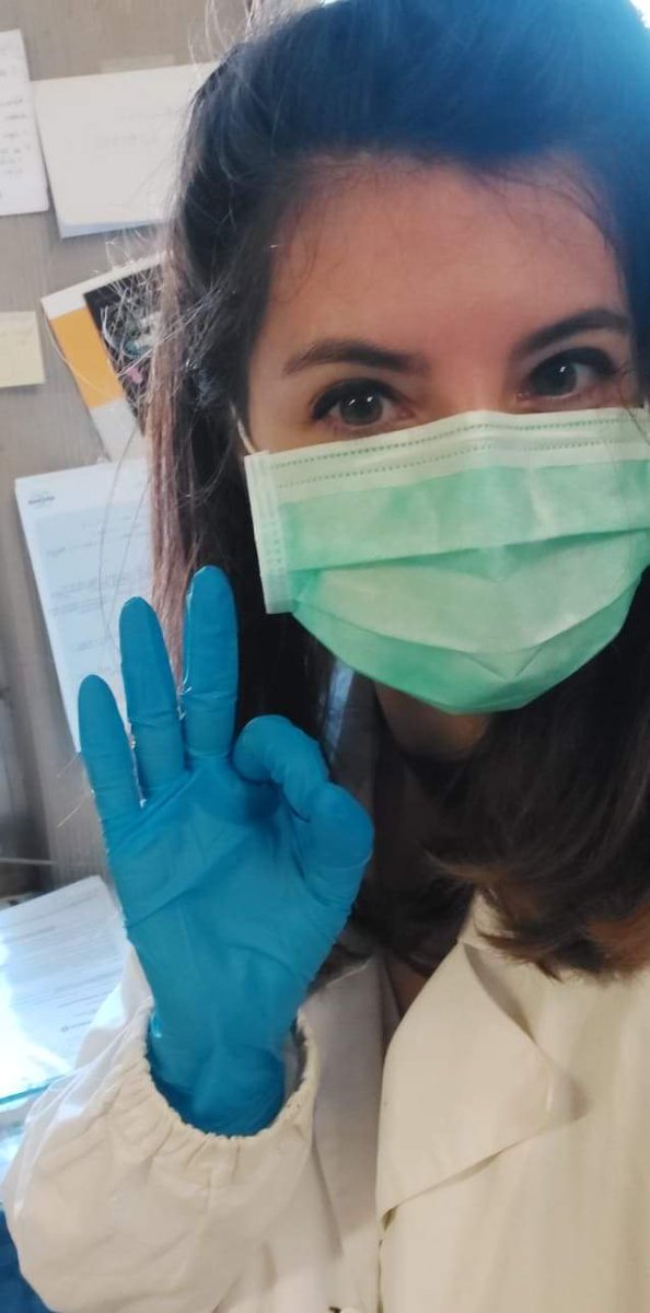 CecileExertier's tweet photo. ⚡Day 2 since we are back to work 💪🏾 at the Dept of Biochemical Sciences of @Sapienza. It's really just about new habits....⚡
Mask ✅
Gloves ✅
Labcoat ✅
Social distancing ✅

#COVIDー19 #structuralbiology #sapienza https://t.co/FVtGoAwrA0