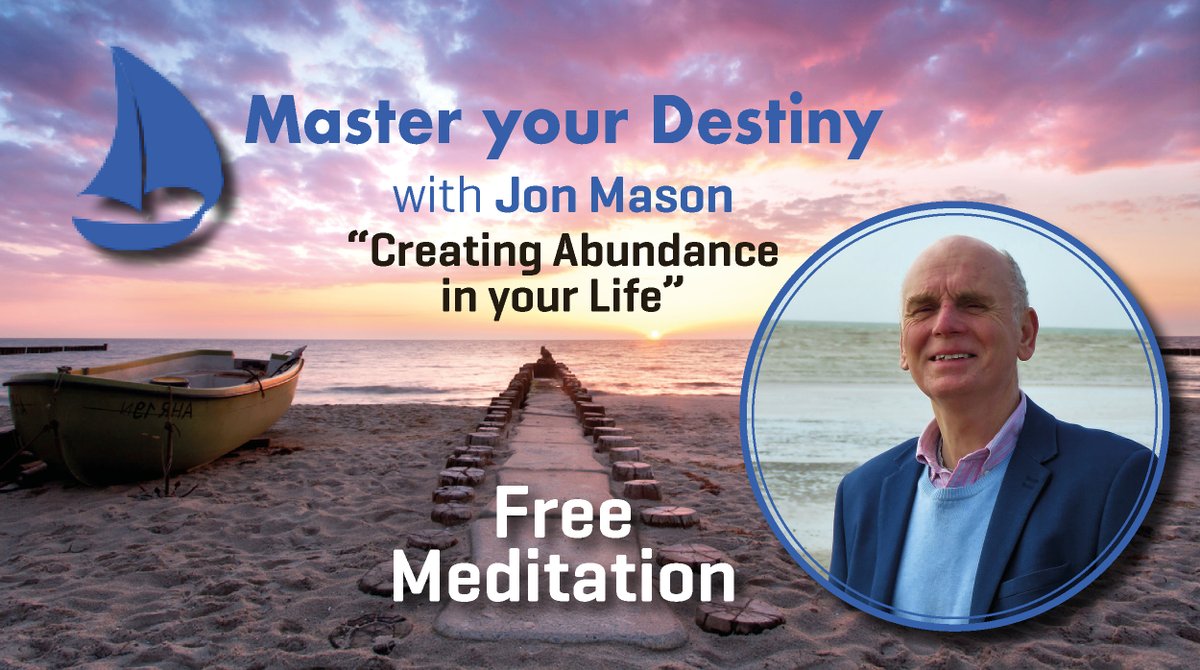 ukhealthradio's tweet photo. #Lockdown presents many challenges, with some of us experiencing financial strain. #JonMason,  #MasterYourDestiny, is offering a #freeMeditation “Creating Abundance in your Life” on his website. For more info on Jon or to access the #free #Meditation visit https://t.co/8mHsjWbfC1 https://t.co/2WiZwFkSk0