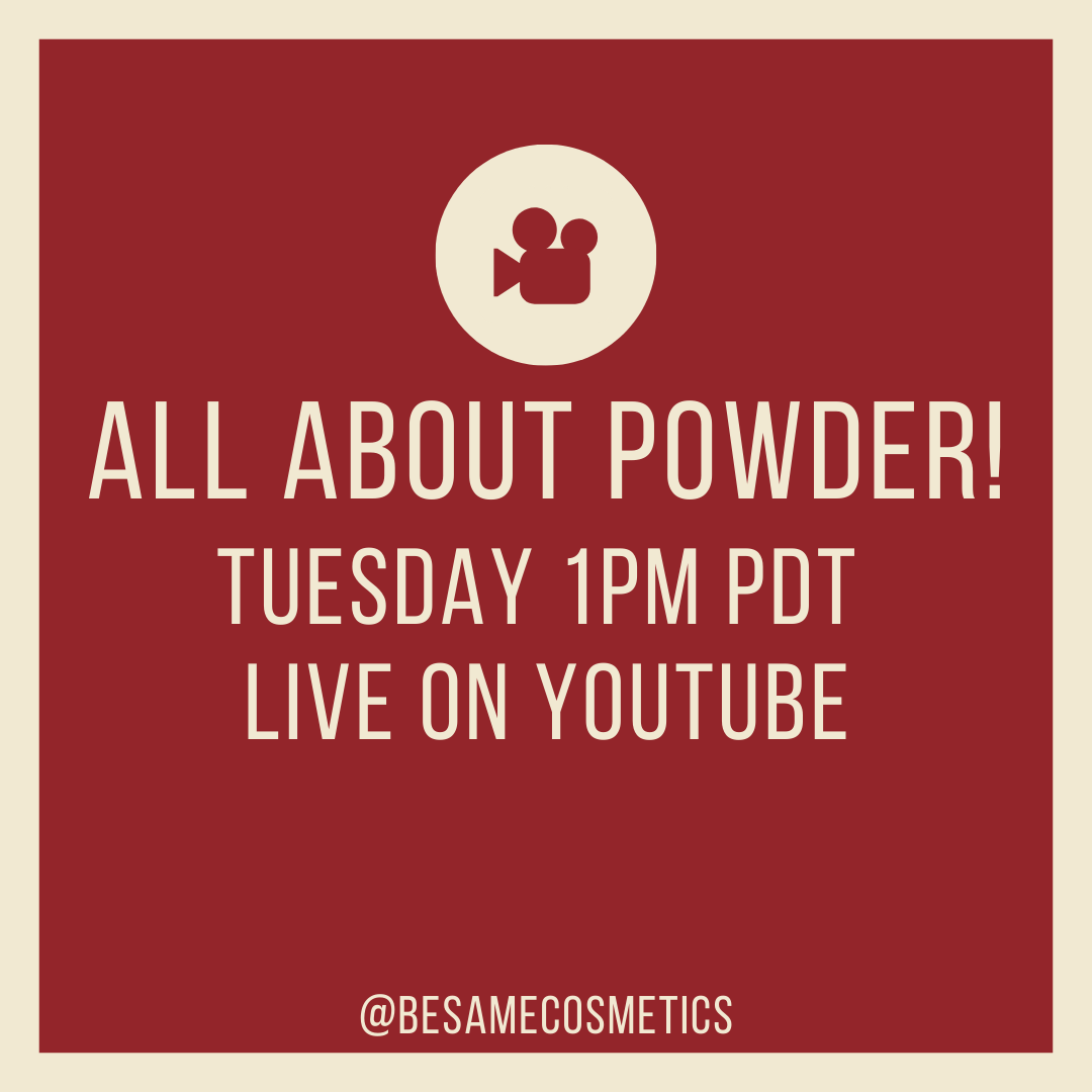 BesameCosmetics's tweet photo. Curious about our Brightening Powders? Find out all about powder in our next Tuesday Tutorial! 1PM PDT on YouTube. Plus, all viewers get an exclusive discount, so tune in and don't miss out!

#makeuptutorial #powdertutorial #tuesdaytutorial #brighteningpowder https://t.co/AC9Hrqcv5D