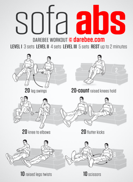 Let's put that sofa to some good use! Can you repeat this a couple of times a day. Lead a family member through the workout. Remember you can change the total number to suit your needs💪 @BowSchool1 <a href="/BowSchoolPE/">Bow School PE</a>