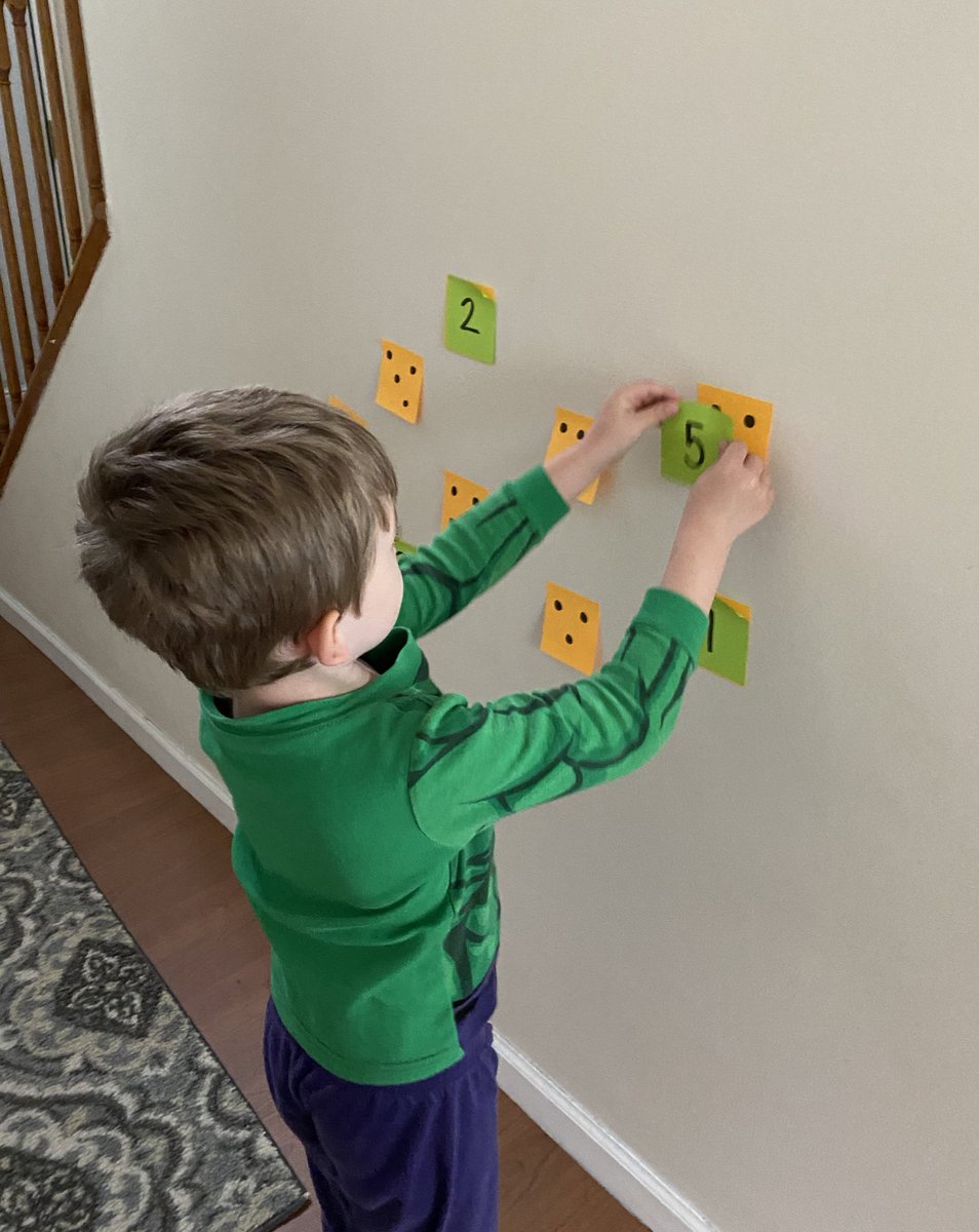 Never too early to start subitizing, right <a href="/chrissybug24/">Christina Sherman</a> and <a href="/mrsflaniganmath/">Beth Flanigan</a>?!?