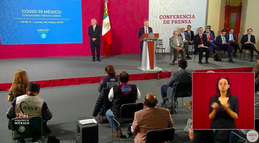Sobre el #COVID19 en #México Hugo López-Gatell informó que hay:

🔸14,905 casos confirmados acumulados
🔸6,696 casos confirmados activos
🔸13,143 casos sospechosos
🔸2,271 defunciones

También indicó que CDMX y #Edomex continúan teniendo mayores casos de #COVID19 en el país.