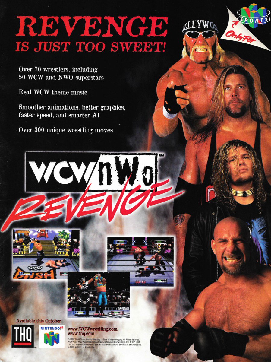 Retromania Wrestling Who Were Your Champions In Wcw Nwo Revenge World Champion U S Champion Team Champions T V Champion Cruiserweight Champion T Co T3sbjhcoqq Twitter
