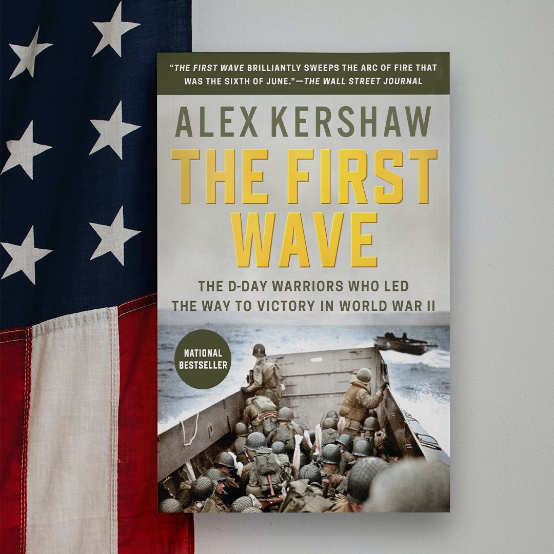 DuttonBooks's tweet photo. Happy paperback publication day to @kershaw_alex and THE FIRST WAVE!
"Fast-paced and up close, this is historyβs greatest story reinvigorated as only Alex Kershaw can.β - @AdamMakos https://t.co/Ng3n3esHtd https://t.co/JF31jXPYrV