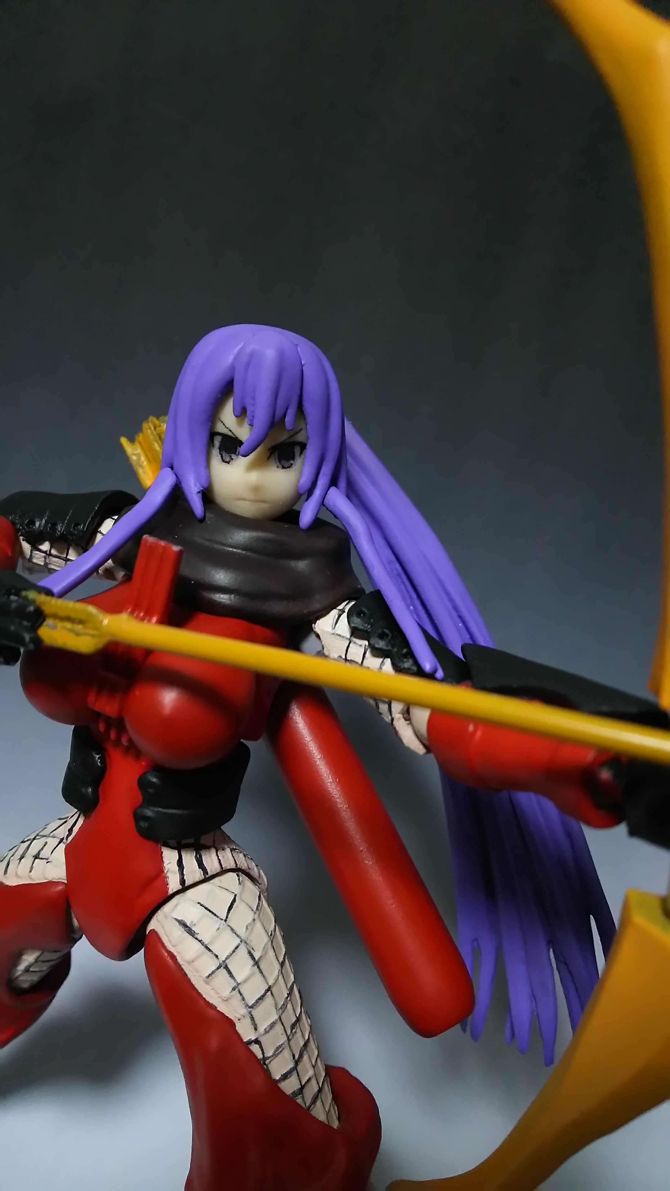 Scarlet Line Factor パワプラ ニンジャスレイヤー 可動 アムニジア フロムアニメイション版 パワプラ初の版権キャラの自作可動フィギュア Figmaアニメイション版ニンジャスレイヤーに合わせたスケールで制作 初のむっちり造形に 初の自作アイ