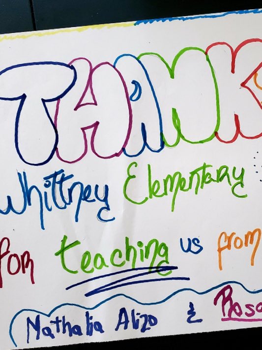 WhitneyElemBSD's tweet photo. Whitney Families—thank you for sharing your kids with us! https://t.co/PXhFznoTCe