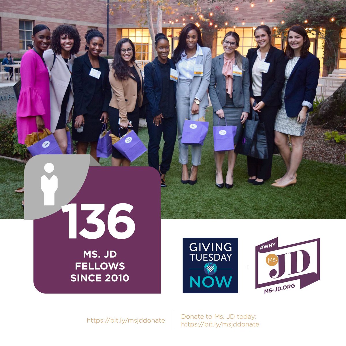 msjdorg's tweet photo. Founded in 2010 in partnership with the ABA Commission on Women in the Profession, Ms. JD’s Fellowship Program fosters a commitment to excellence in a new generation of women attorneys. https://t.co/GFur1pcLSw #whymsjd #GivingTuesdayNow #womenlawyers #mentorship #aba https://t.co/lYLCi82hkg