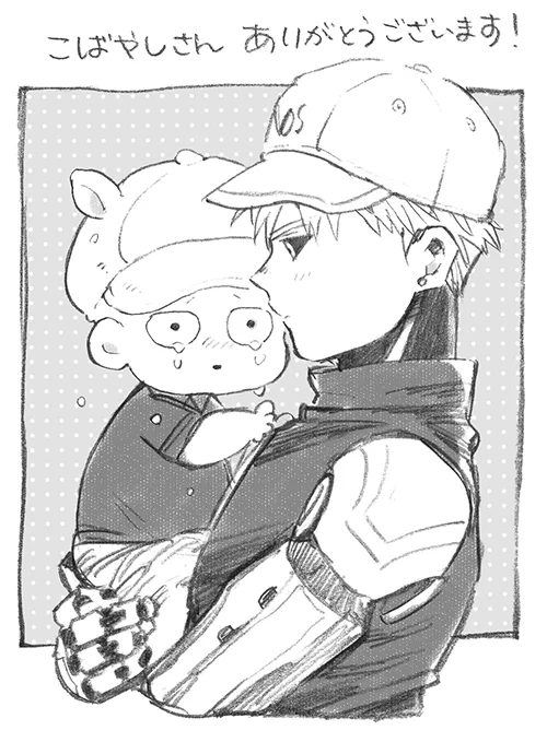 こばやしさん(@tecondo)の絵を描かせていただきました^^ 