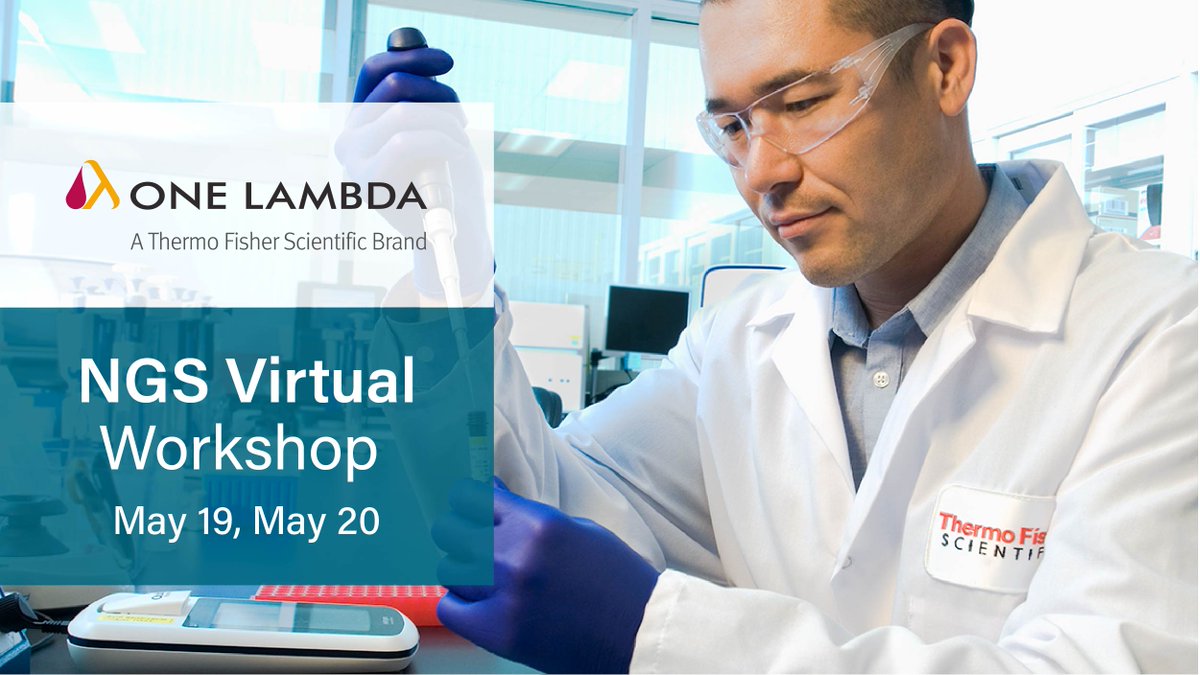 OneLambda's tweet photo. Our next #OLIWORKSHOP is going virtual! Lab professionals who routinely use NGS or want to learn are invited to join us May 19 & 20 for sessions on our new AllType™ FASTplex™ NGS protocol & TypeStream™ Visual 2.0 software. Register here: https://t.co/8KQ8EKgJn9 https://t.co/IpyR21XjdZ