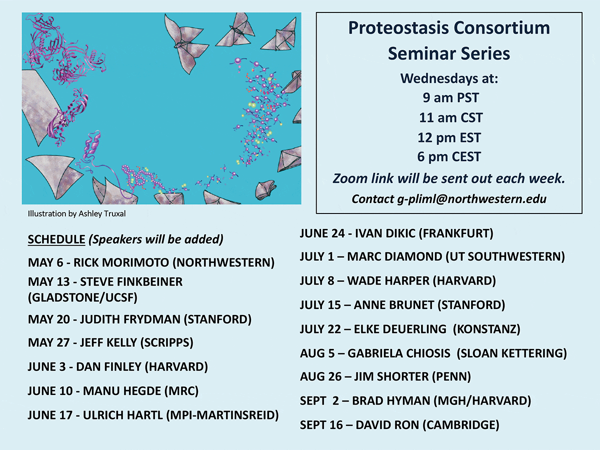 Ryan Cupo (@ryan_cupo) on Twitter photo Proteostasis Consortium Seminar Series
proteostasisconsortium.com
featuring talks from: <a href="/ShorterLab/">ShorterLab</a> <a href="/FrydmanLab/">Frydman Lab</a> <a href="/iDikic2/">Ivan Đikić</a> <a href="/BrunetLab/">Brunet Lab</a> and many others
Should be an excellent seminar series for all interested in proteostasis, ageing, and neurodegeneration Proteostasis Consortium Seminar Series
proteostasisconsortium.com
featuring talks from: <a href="/ShorterLab/">ShorterLab</a> <a href="/FrydmanLab/">Frydman Lab</a> <a href="/iDikic2/">Ivan Đikić</a> <a href="/BrunetLab/">Brunet Lab</a> and many others
Should be an excellent seminar series for all interested in proteostasis, ageing, and neurodegeneration