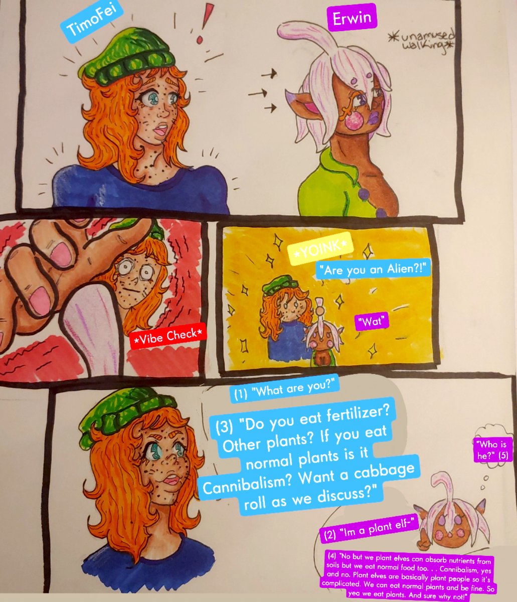 WPMedia1's tweet photo. Quick "Plant Elf"  comic from Amaris Kuberski. Nice work. This girl is quite a talented artist. She's one of the many talented creative students at WP Media. #colonialnation #powerofwecsd #netde https://t.co/8Far94ucIm