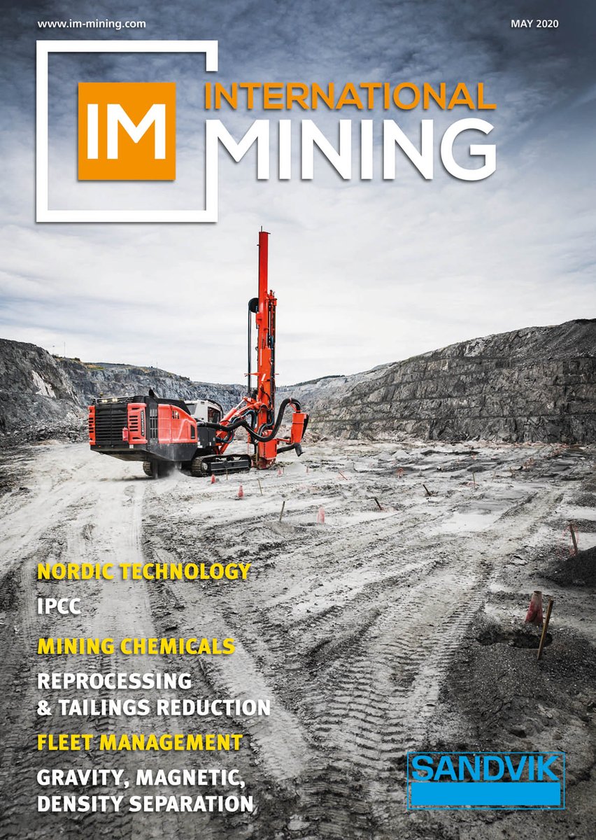 im_mining's tweet photo. In these uncertain times, there remains no password requirement to access our digital issue! May 2020 is now out: get updated on #fleetmanagement, #miningchemicals, #inpitcrushing &amp; #conveying, #mineralseparation &amp; #tailings #reprocessing #futureofmining https://t.co/zsagikYmhp https://t.co/ePFnNnJZhF
