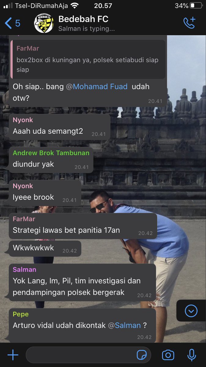 Terima kasih <a href="/BedebahFC/">Bedebah FC</a> dan juga untuk teman2 yg lain, sudah... bubarkan diri dulu, ini juga masih suasana Ramadhan. Ntar abis Ramadhan aja kita gas, tinggal 20 hari ini. Terima kasih untuk dukungan kalian #KawanFuad