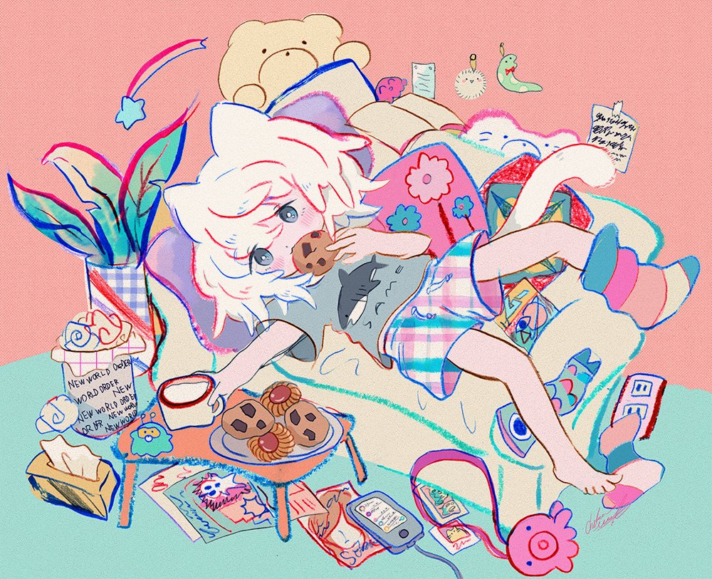 「休みたい 」|ちくわミエル 𝘤𝘩𝘪𝘬𝘶𝘸𝘢𝘮𝘪𝘦𝘭のイラスト