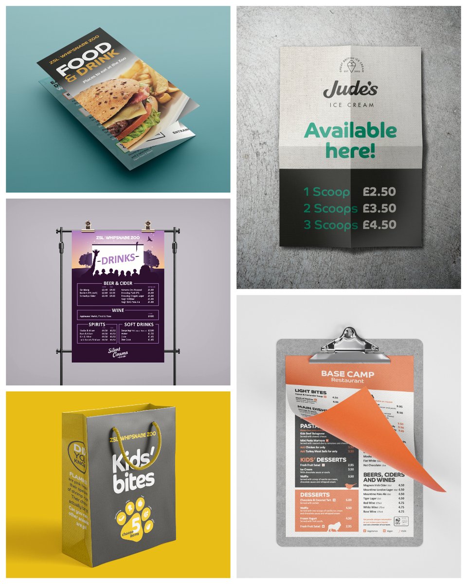 Some past creations for Whipsnade Zoo and LevyUK - producing a huge variety of materials from flyers to posters, brochures, recyclable bags, menus, wayfinding, digital and large format signage to list a few!
#graphicdesign #printingservices #designsolutions #printsolutions