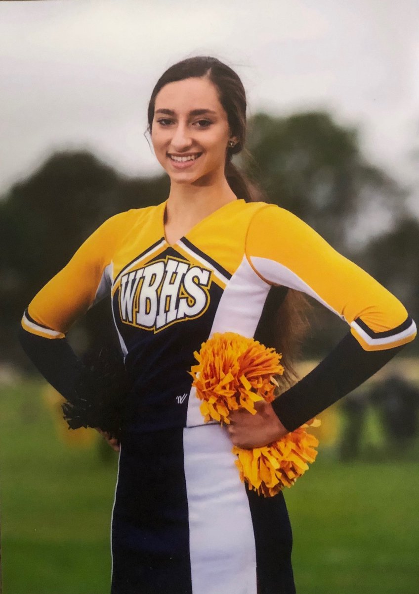 2020 WBVC All County Winners. First up: Junior Captain Julia!  2019-2020 Academic All County. Not only is Julia a phenomenal cheerleader and leader, she maintains a 102.2 GPA! Way to Go Julia!! 💙💛