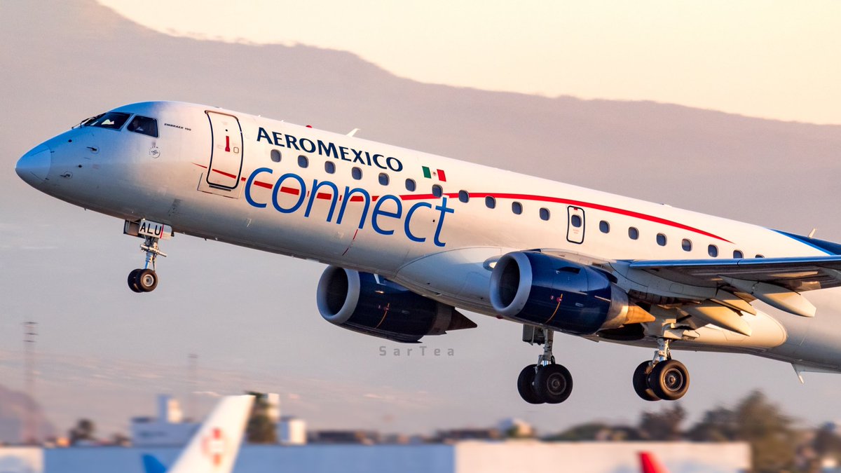 tea_sar's tweet photo. Acercamiento...
@Aeromexico Connect / @embraer 190-100(LR) / Mexico City 📍📷
#Aeromexico #aeromexicoconnect #embraer #e190 #takeoff #embraerfans #aicm #mmmx #aviation #aviationphotography #AvGeek #aviationlovers #planespotting #aviación #fotografíadeaviación #airportlife #mex https://t.co/BKsw6eBVLf