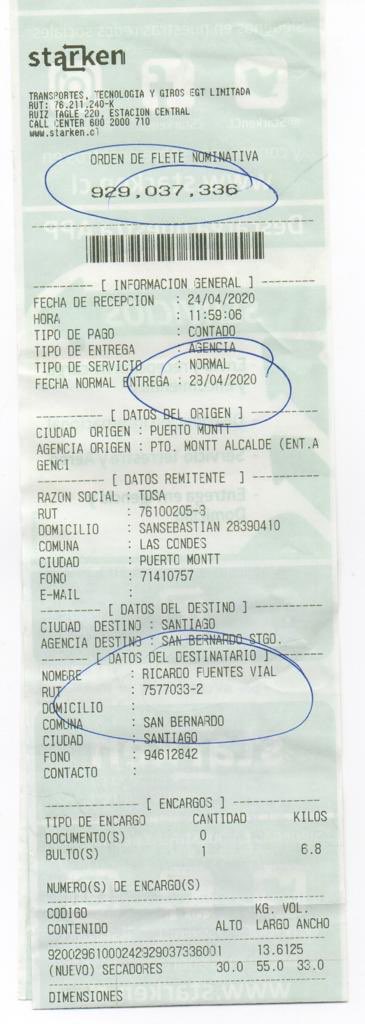 cgomezs3's tweet photo. @StarkenCL No tengo respuesta por ningún medio, por el retraso de 1️⃣2️⃣dias de paquete Pto.Montt-San Bernardo.- me pueden orientar por favor..... https://t.co/fRQsIQs5v5