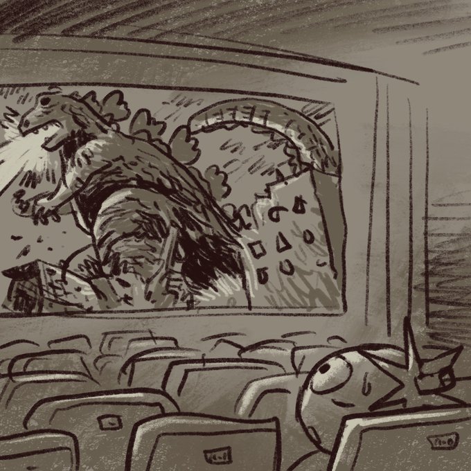 西宮に住んでた少年時代、歩いて行ける場所に小さな映画館があった。
ゴジラは「東宝チャンピオンまつり」で観た。
他には「日本沈没」「東京湾炎上」「ノストラダムスの大予言」とか… 