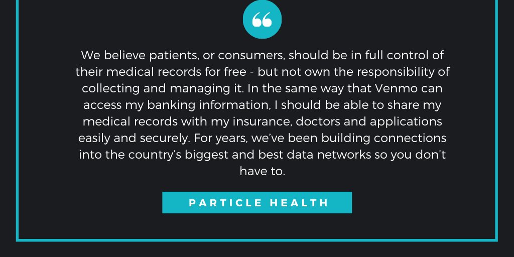 actmembers's tweet image. Day two of #SmallBusinessWeek2020 and we&apos;re starting the day with member company Particle Health. 

During the #COVID19 pandemic, Particle Health has stepped up and made their #API for electronic medical records free to organizations and platforms screening for COVID-19 👏🏽👏🏻👏🏿👏🏽
