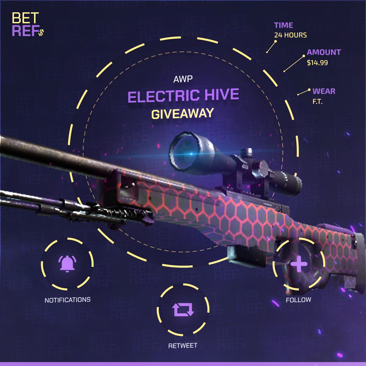 betrefscom's tweet photo. 24-HOUR GIVEAWAY! 🚨🔔

AWP Electric Hive ⚡️ $14.99

✅ Retweet
✅ Follow
✅ Visit for more giveaways: https://t.co/4ObIyqjJPI 

Enter now! https://t.co/MoXk81VUh6