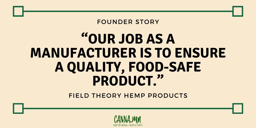 CANNAdotMN's tweet photo. Field Theory Hemp Products sells a variety of hemp food products that can be ordered through your  local grocery store. 

On the podcast today, John provides insights into how he grows hemp to produce these quality products. 

#HempForFood #FieldTheoryHemp #CannaMN #HempMedia https://t.co/uUVA8dKtcy