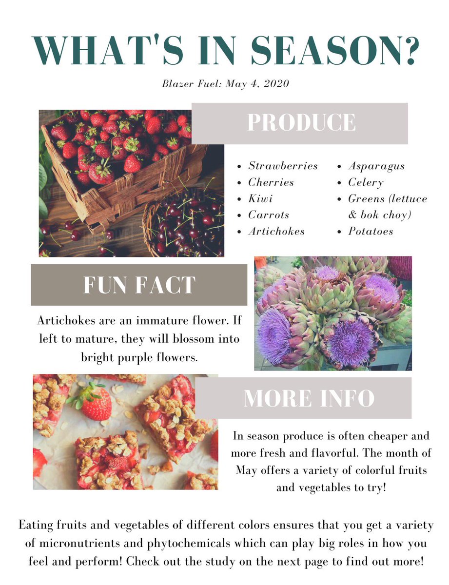 blazerfuel's tweet photo. Happy Cinco de Mayo!! We’ve got a new batch of in season produce! Eating what’s in season is a great way to save money and get lots of variety in your diet!! https://t.co/1gS0hiMp7o