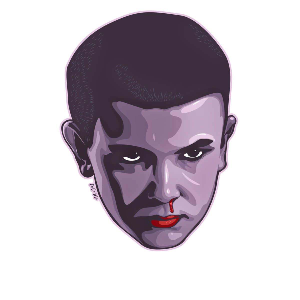 CoCoMoDesigns's tweet photo. Stranger Things are happening here at the office. 
Twitter created, lets get following. 
Hit me up with some recommendations!

#artwork #graphic #designs #art #vector #eleven #strangerthings #stranger #illustration #netflix #chill #sticker #pose #portrait https://t.co/TQoWTg3Y6m