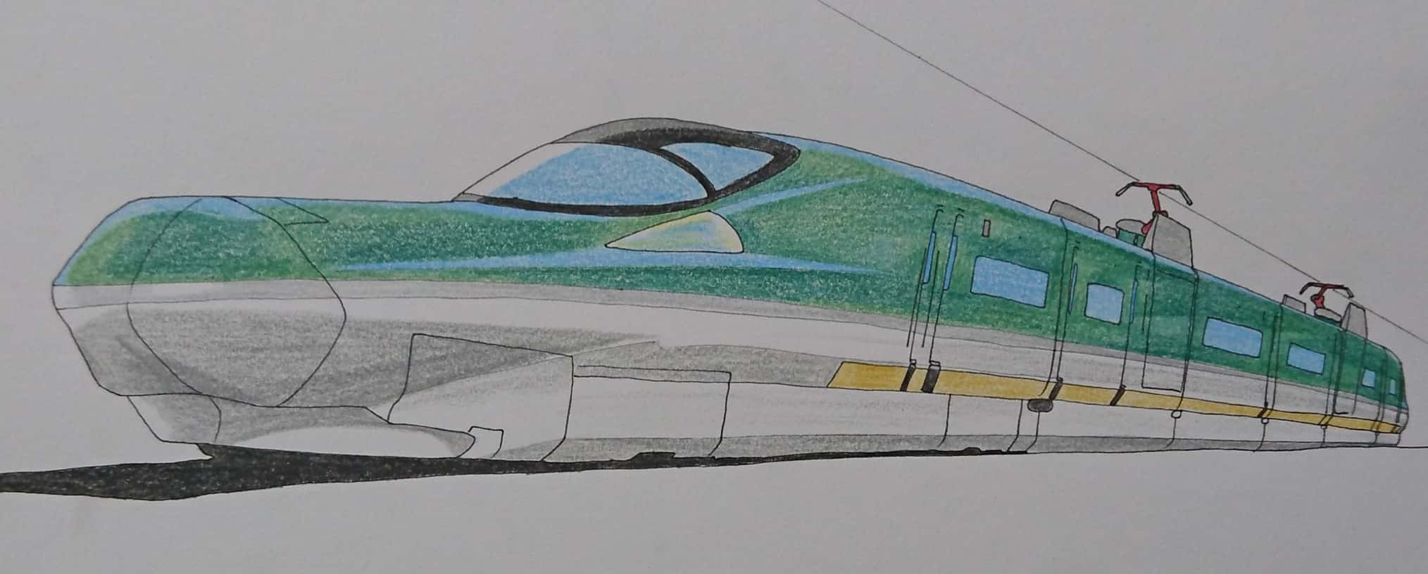 出町柳 彩都 アヤ お仕事募集中 簡単なメカ系イラストが描ける 遠近法と構図を駆使してハイライトを目立たせるとリアルな 絵に パンタグラフや連結面 スカートなど描き描きする T Co Hl2poytzye Twitter