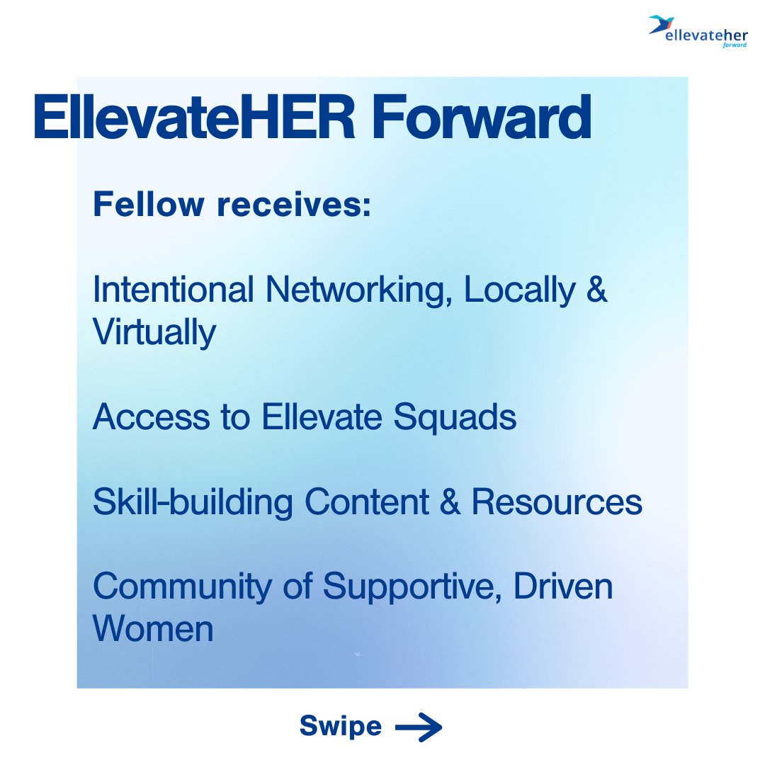 EllevateNtwk's tweet photo. Announcing EllevateHER Forward. 🙌🏽
As women facing financial strain due to COVID-19, we are mobilizing to help women return to work, and we can't do it alone. EllevateHER Forward, a fellowship granting fund, https://t.co/dzl6oHIgK2