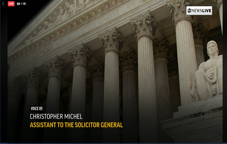 smaofwv's tweet photo. HISTORIC - HAPPENING NOW: The U.S. Supreme Court live streams its proceedings, allowing millions of Americans to listen live due the coronavirus pandemic. https://t.co/mjgwauSvqo *This is not an endorsement or a statement of opposition on the case or media source. https://t.co/EgdkRgU1GE