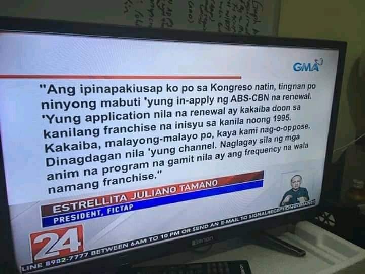 silentrex's tweet photo. @Iambautistahub Exactly! Ganun din sinabi ng FICTAP president sa interview kanina sa 24 Oras. https://t.co/aBCaApVSuo