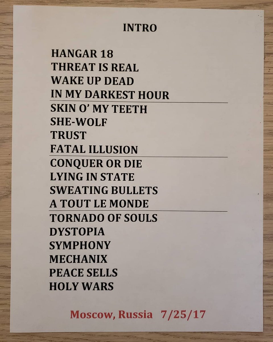 What would be on your dream setlist?