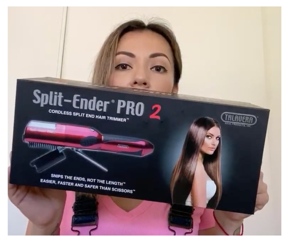 splitenderPRO's tweet photo. Observa como Lunita Anita hizo su rutina en casa con el nuevo y revolucionario Split-Ender PRO 2. Tu también puedes conseguir un #cabello más largo, suave y saludable eliminando las puntas abiertas en la comodidad de tu hogar.
#splitenderpro https://t.co/68ah8sDMpi