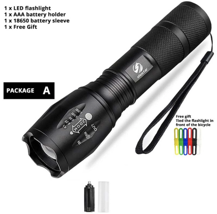 ChollosNow's tweet image. LINTERNA LED 

ANTES: 13,22€
AHORA: 7,94€

🔊 Linterna LED ultrabrillante V6. Con nivel de proteccion contra el agua IPX-6 y resistente a los golpes.

chollosnow.com/linterna-led/
#linterna #linternaled